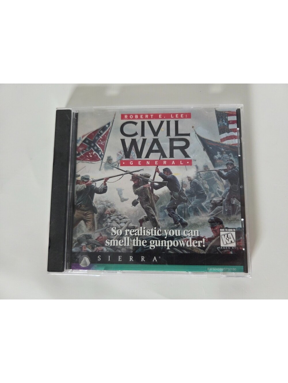 Robert E. Lee: Civil War General (Sierra) Windows 95 PC Game CD-ROM Disc only